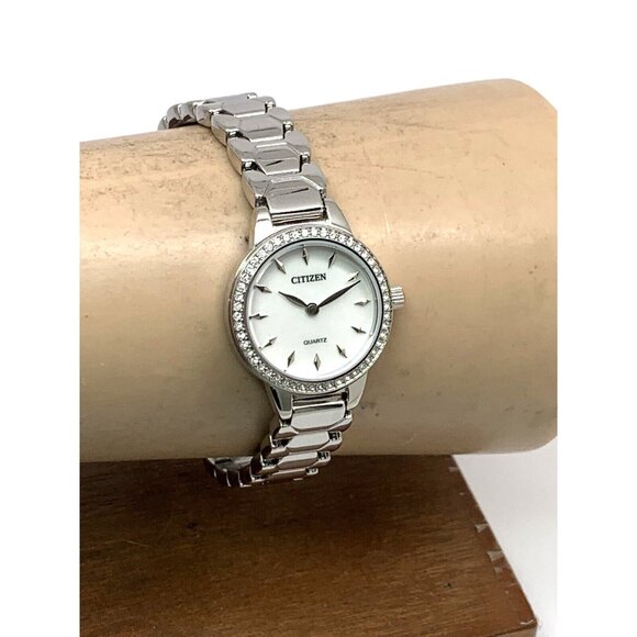 Citizen Women's Watch EZ7010-56D Quartz White Mother of Pearl Dial Silver 24mm - Picture 10 of 13
